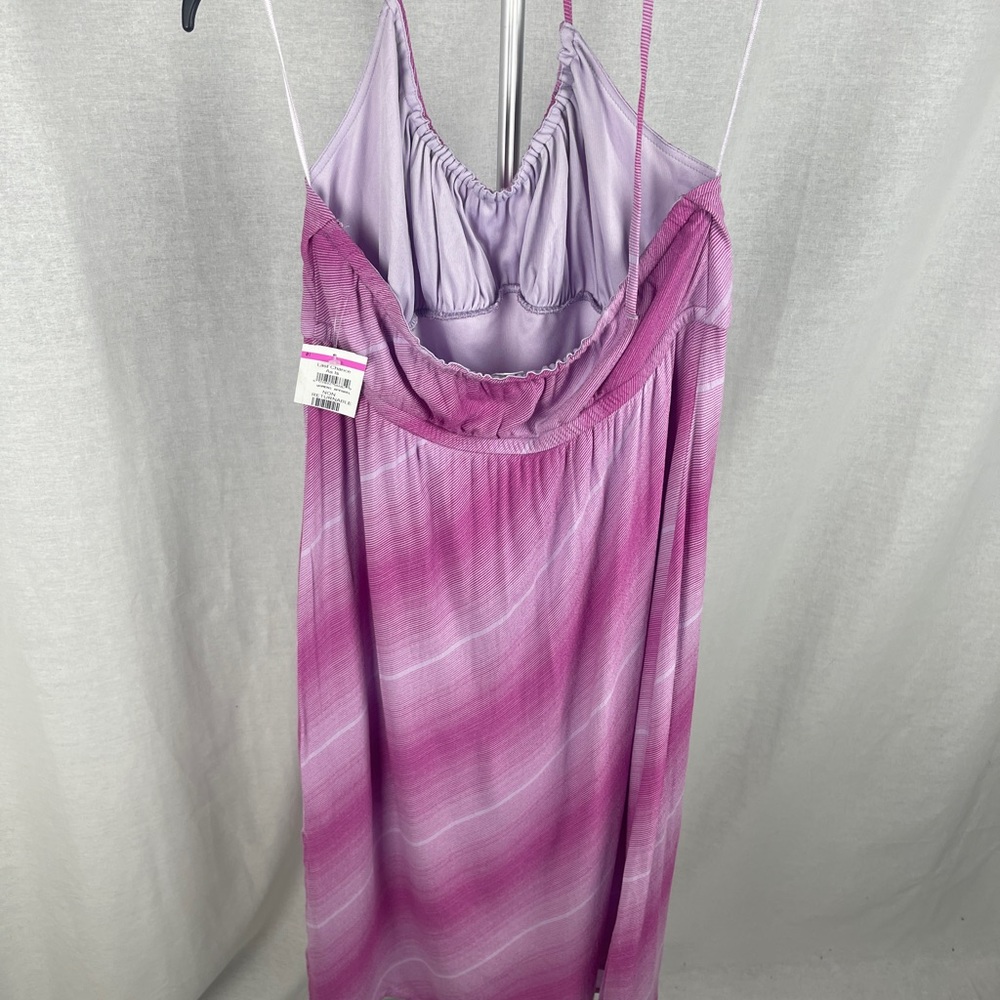 BP. Halter Top Pink & Purple Ombré Midi Dress size Medium NWT - Picture 4 of 7